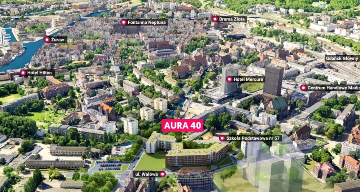 Rent40 Apartamenty Aura Gdansk Old Town מראה חיצוני תמונה